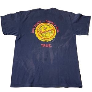 Vintage Y2K Budweiser Whassup!? T Shirt XL 2000 Anheuser-Busch 🚨